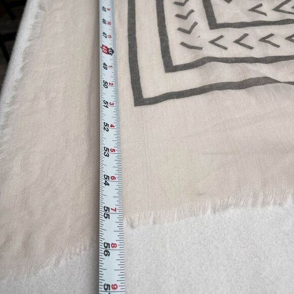 Wrap Skirt Sarong One Size Natural Beige Mini Swim Cover Up Tie Waist Boho - Picture 8 of 9